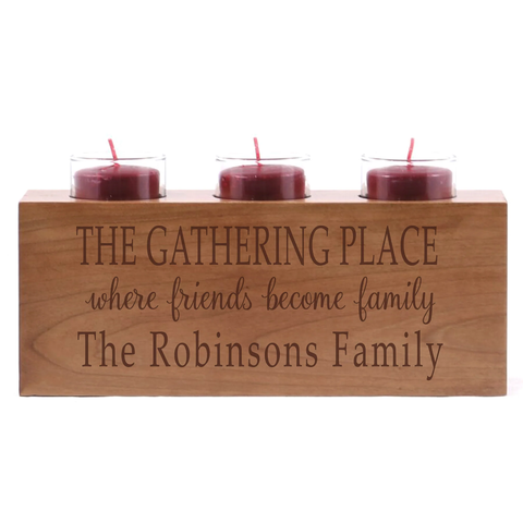 LifeSong Milestones Personalized Candle Holder For Family