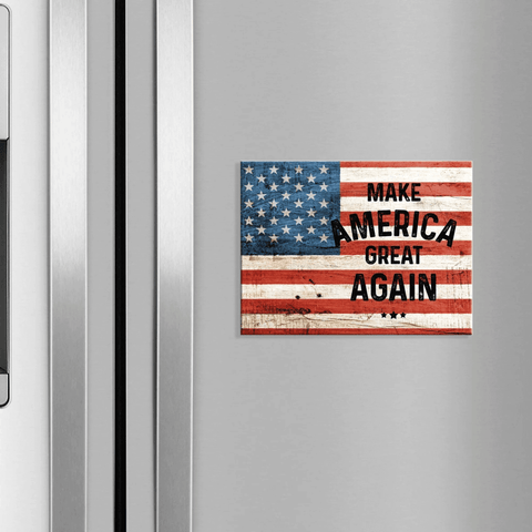 LifeSong milestones American Flag Veterans Day Patriotic Refrigerator Magnet Vintage Décor Gift Ideas - Flag Make America Great