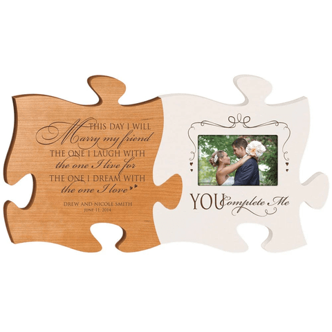 LifeSong Milestones Personalized Puzzle Piece Picture Frame