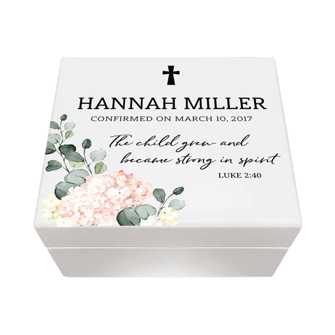 LifeSong Milestones Personalized Confirmation Dedication Gift Ideas Jewelry Box - The Child Grew