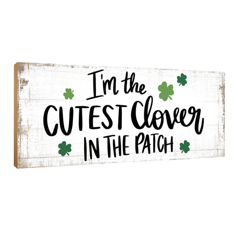 Lifesong Milestones Modern St. Patrick’s Day Wooden Tabletop Signs and Shelf Decor for Home Décorations