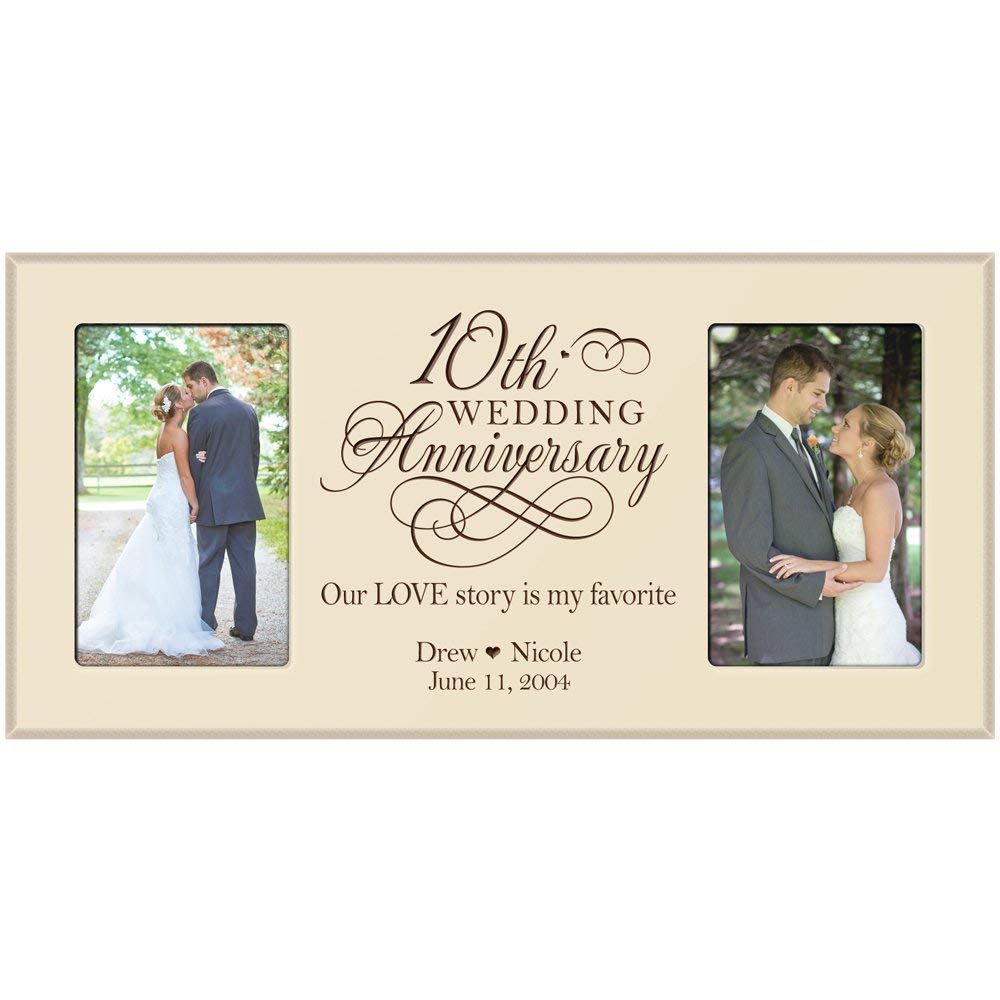 Diamond Anniversary, Personalized Picture Frame 10x10 6782, Black