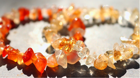 Carnelian fertility healing bracelet