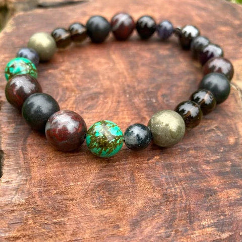 mens cancer boho bracelet