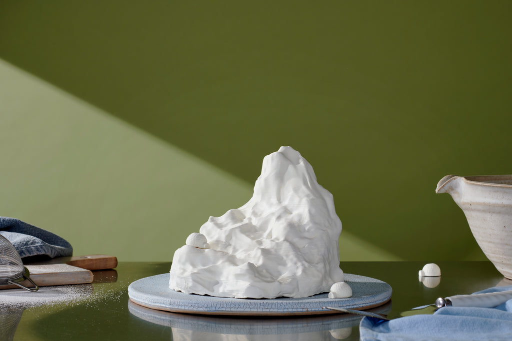 Chocolate iceberg made by Paul A. Young using the Mayku Multiplier pressure forming machine