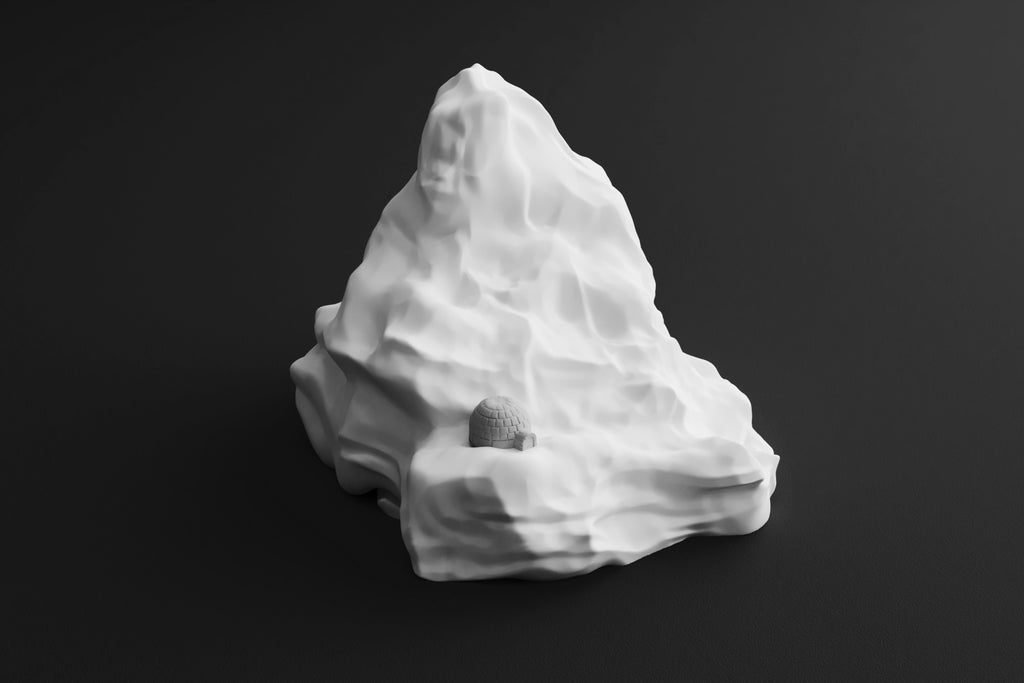 Paul A. young chocolate iceberg design render