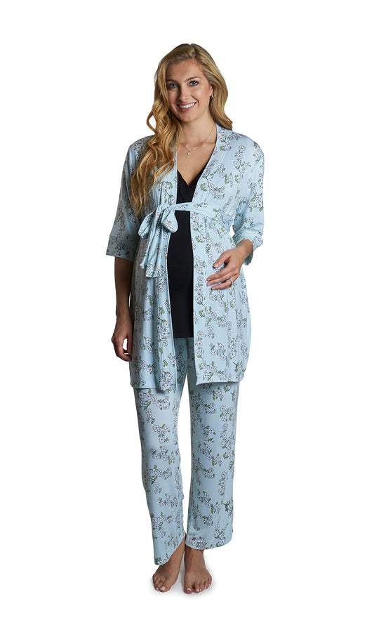 Olian Maternity 5 Piece Nursing Pajama Set – TummyStyle Maternity