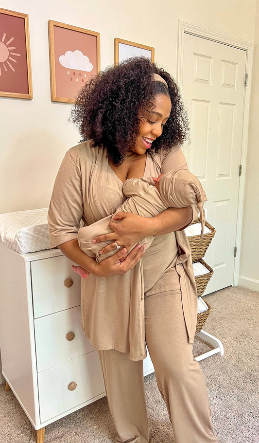 Matching Mommy and Baby Pajamas with Everly Grey and Baby Grey PJs — Live  Love Blank