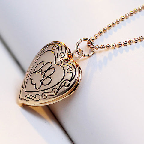 dog locket pendant