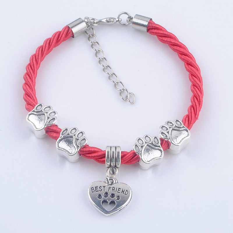 rope charm bracelet