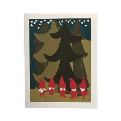 Forest Dance, 8 Holiday Cards and Envelopes