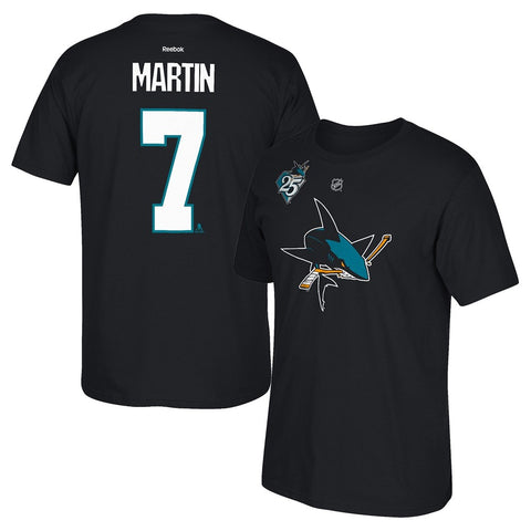 san jose sharks 25th anniversary shirt