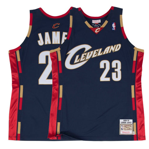 mitchell and ness lebron james jersey