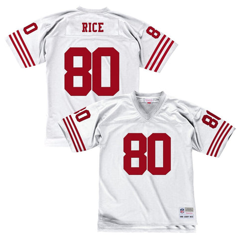 Jerry Rice 1990 San Francisco 49ers Mitchell & Ness NFL White Legacy Jersey