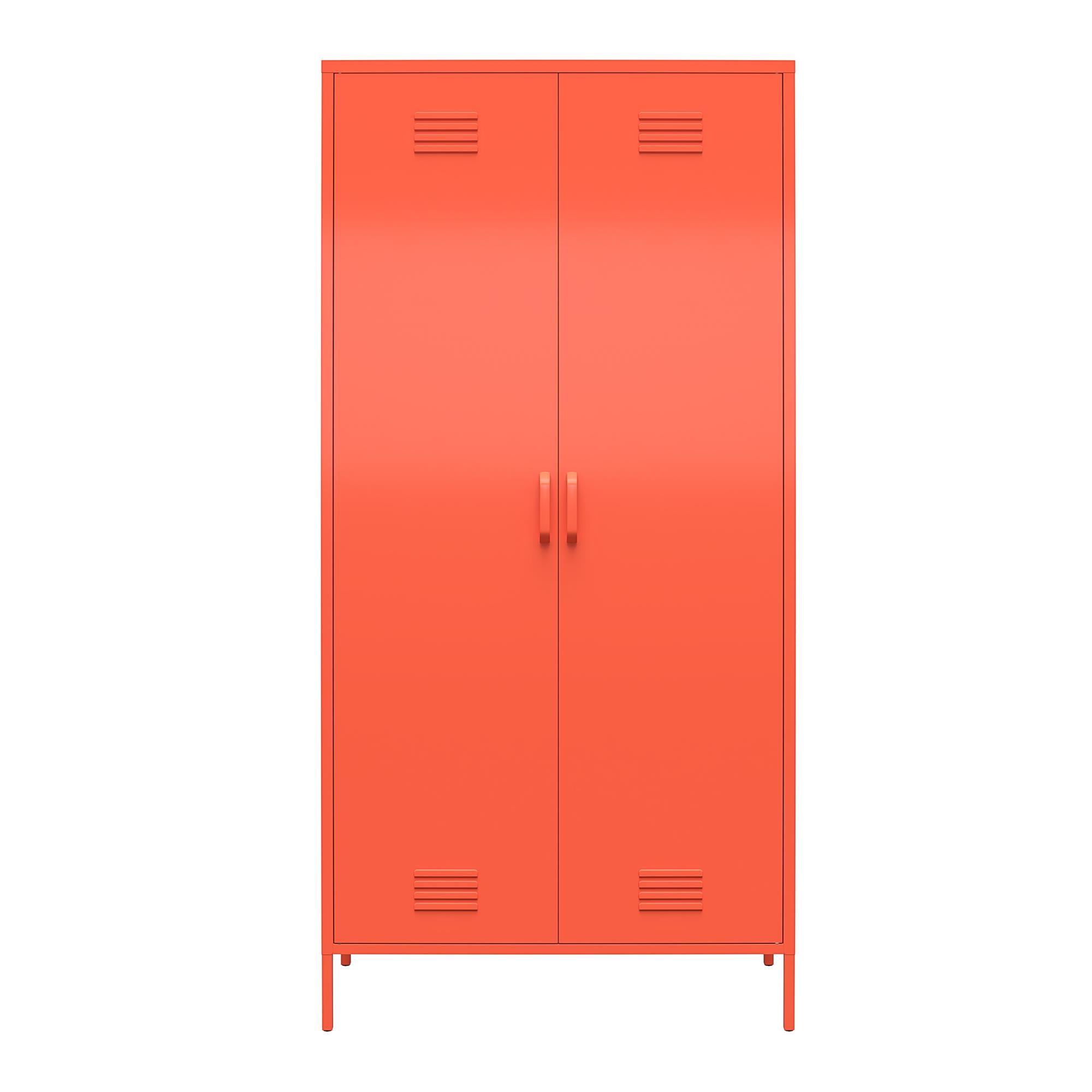 Image of Cache Tall 2-Door Metal Locker Storage Cabinet