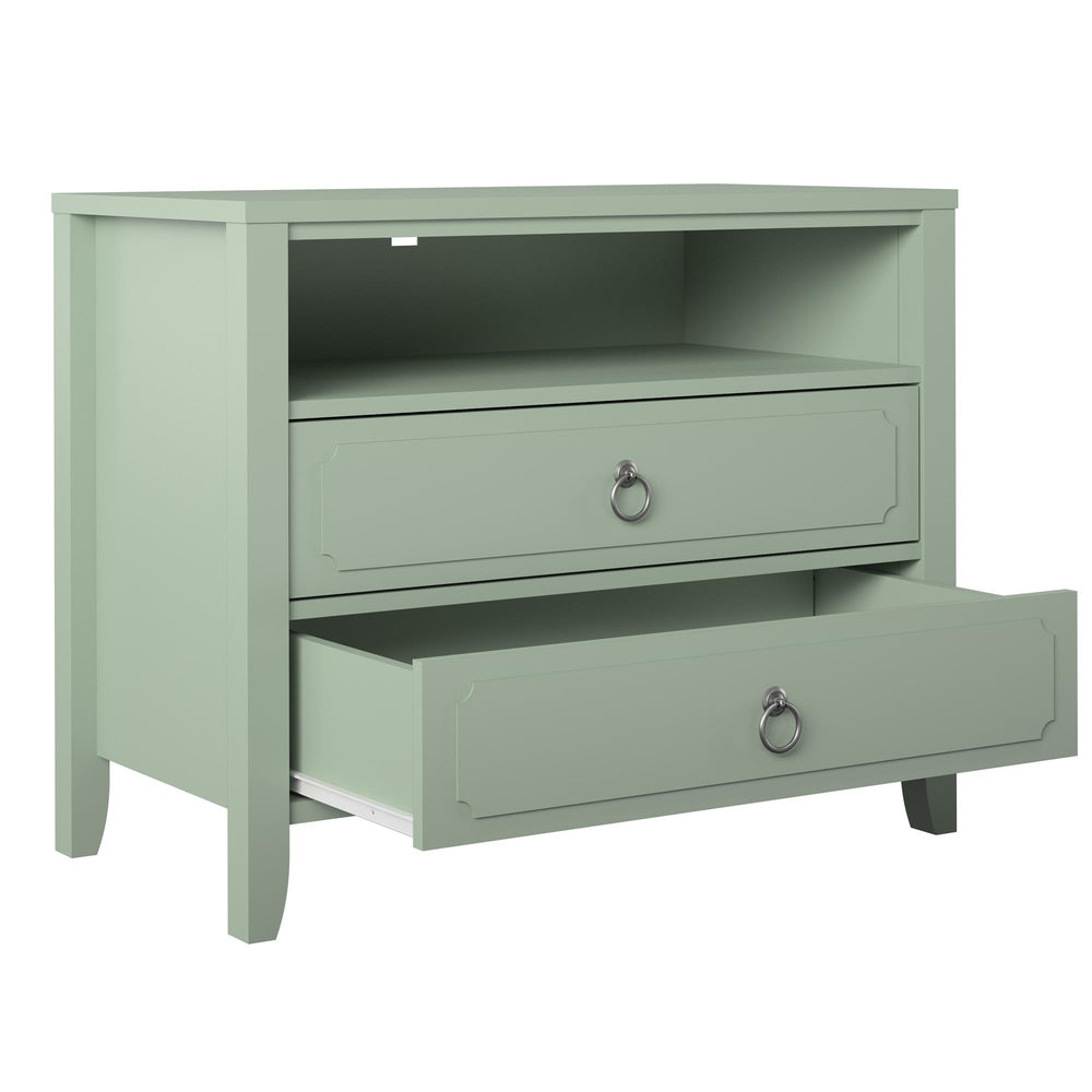 novogratz her majesty 2 drawer nightstand