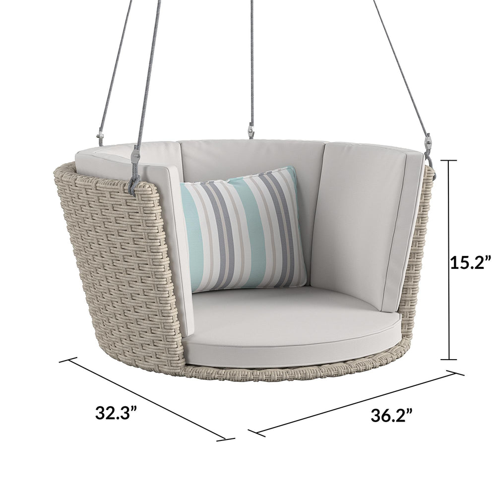 novogratz sally patio hanging swing