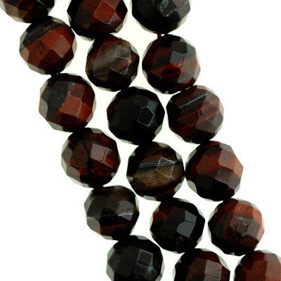 faceted tiger eye beads