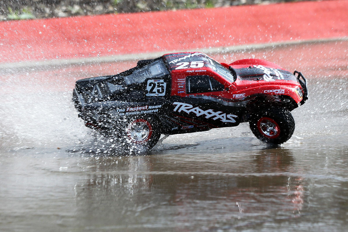 traxxas slash on water