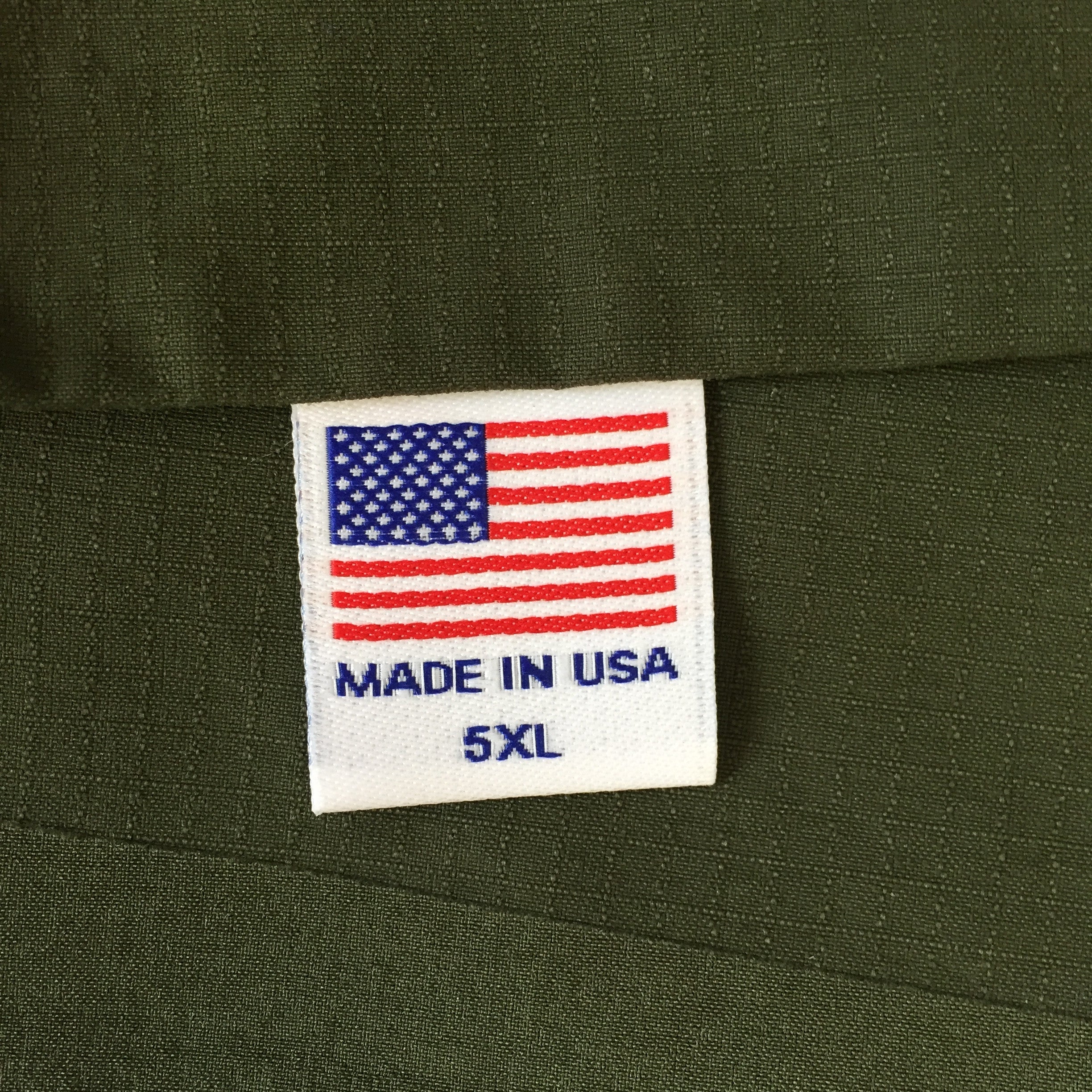 USA FLAG Clothing Size Labels (3XL-5XL) - Cruz Label Store