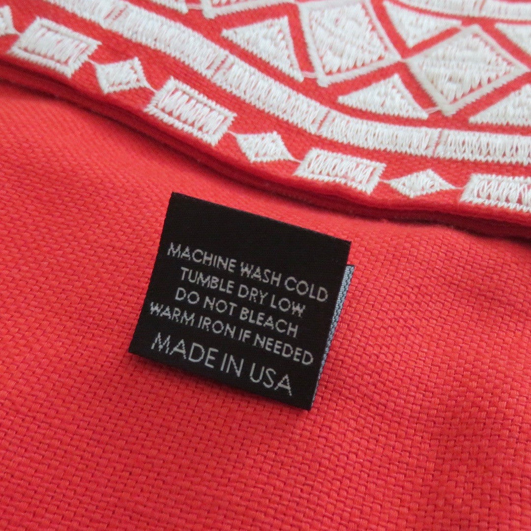 MACHINE WASH COLD IN USA) - Garment Label CRUZ LABEL