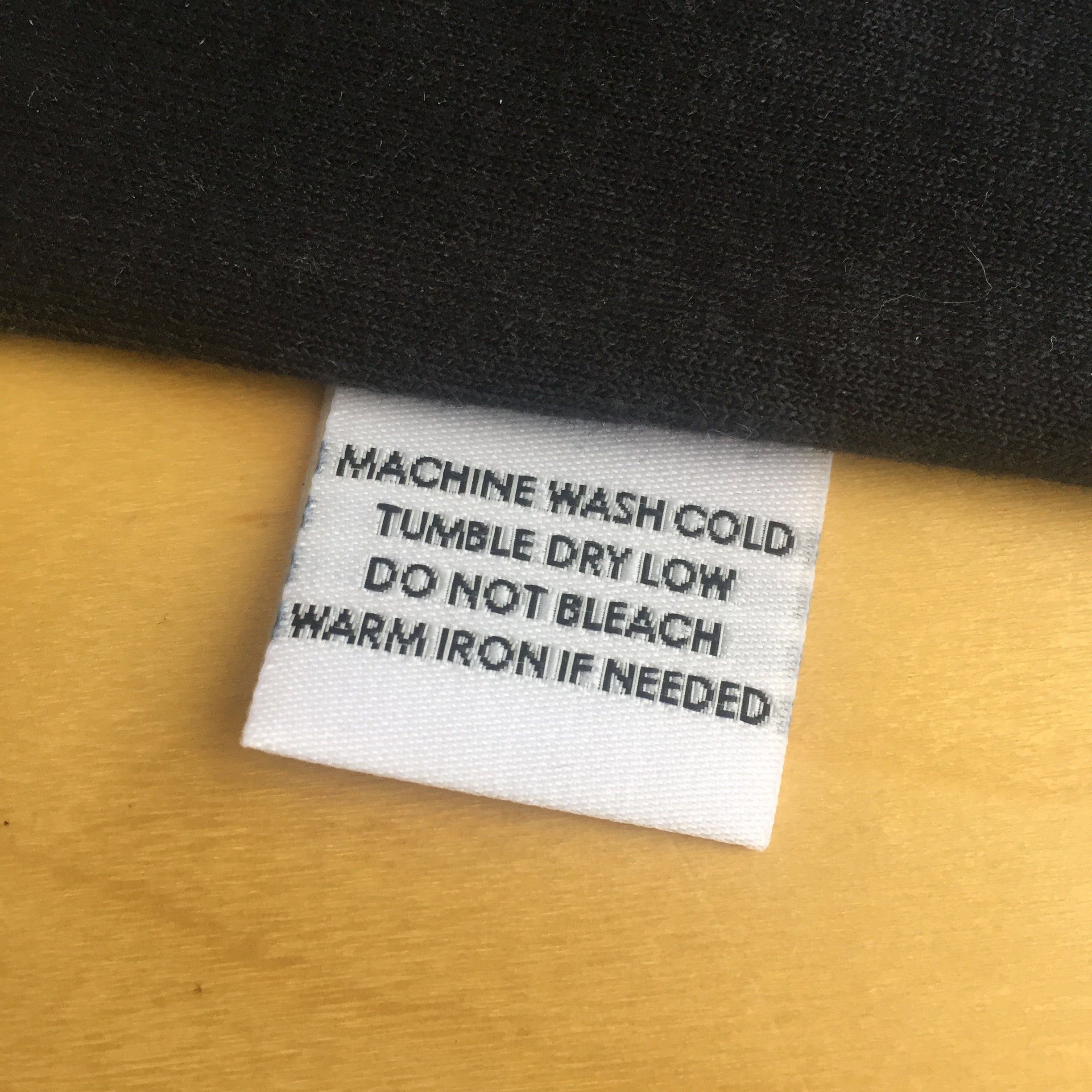MACHINE WASH COLD - Garment Care Label - Cruz Label Store