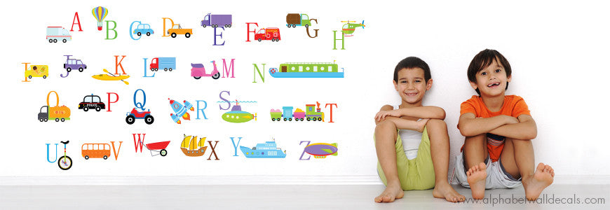 alphabet wall decal