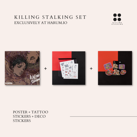 Killing Stalking Sticker for Sale by vs-art-shop