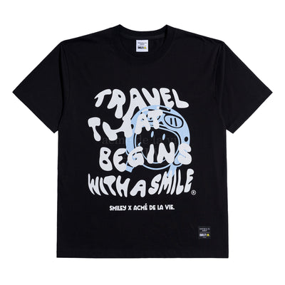 ADLV x Smiley - Airplane Artwork Pattern Short Sleeve Shirt – Harumio