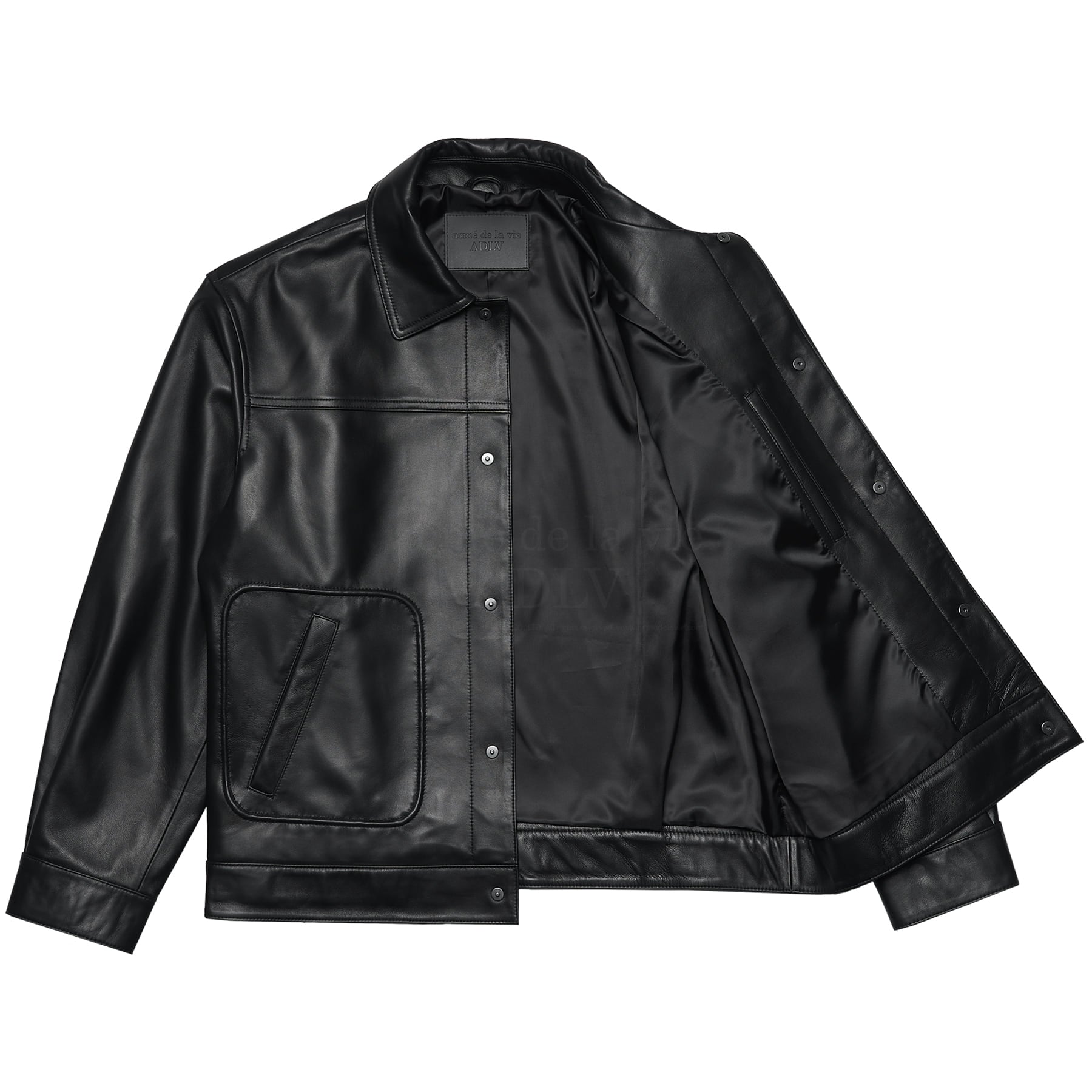 ADLV - Lambskin Leather Setup Jacket#N#– Harumio