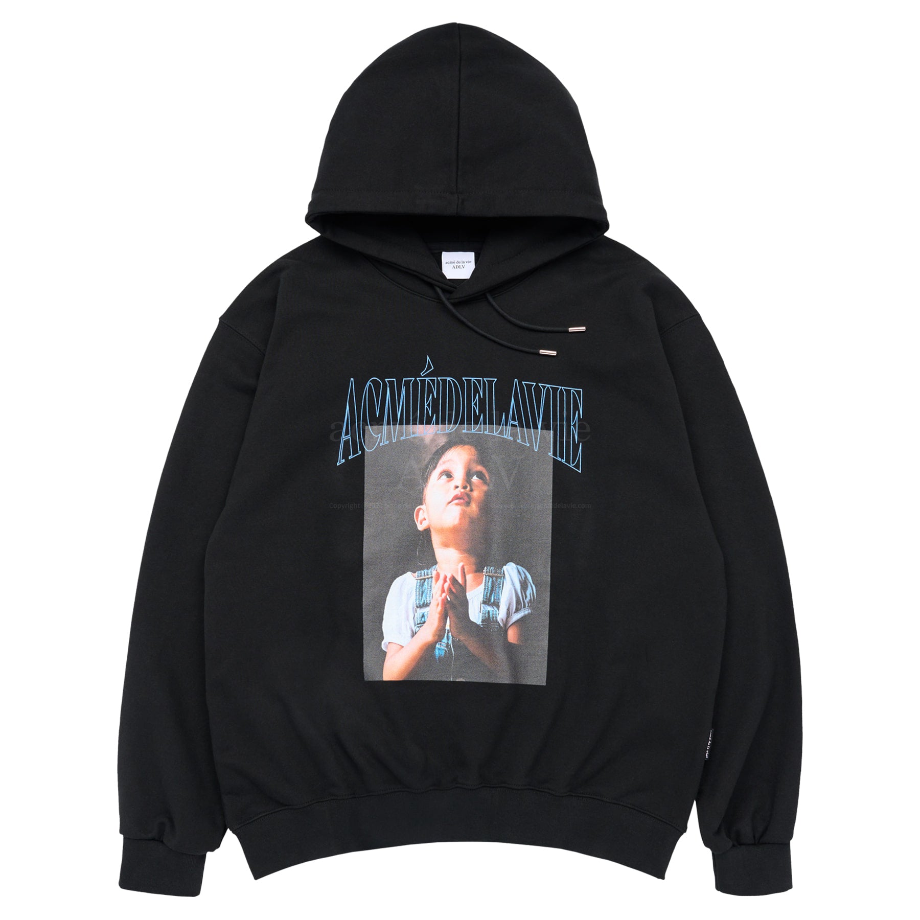 ADLV - DTP Pray Girl Baby Face Black Hoodie – Harumio