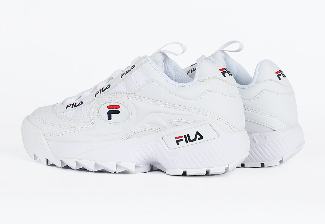 fila disruptor 3 triple white