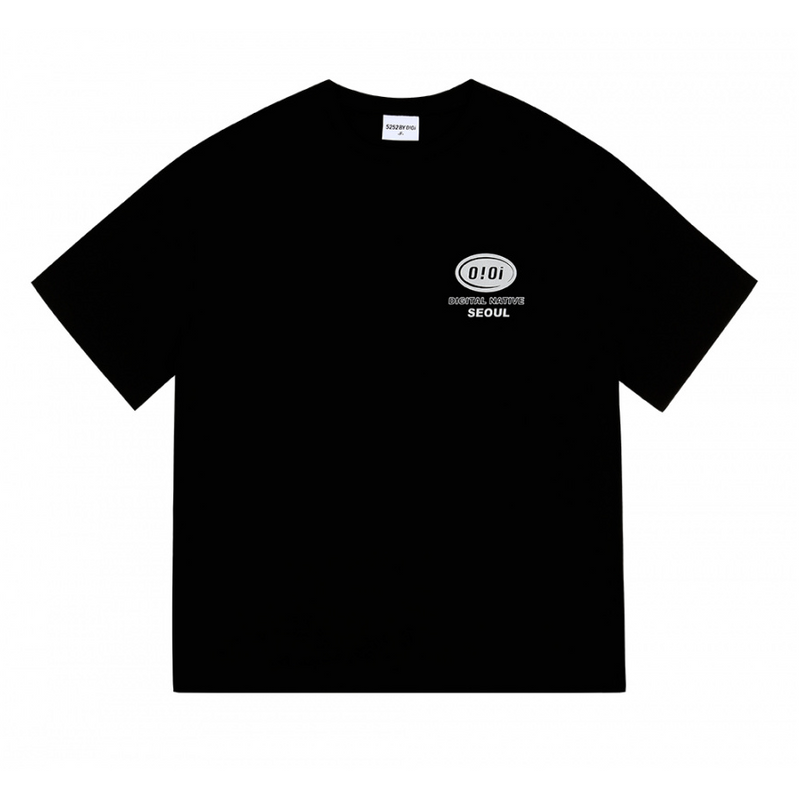 O Oi Back Logo Boxy T Shirt Harumio