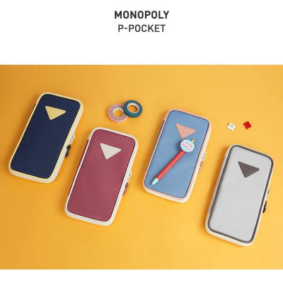 Monopoly Mellow M-pocket zipper pencil case pouch ver2
