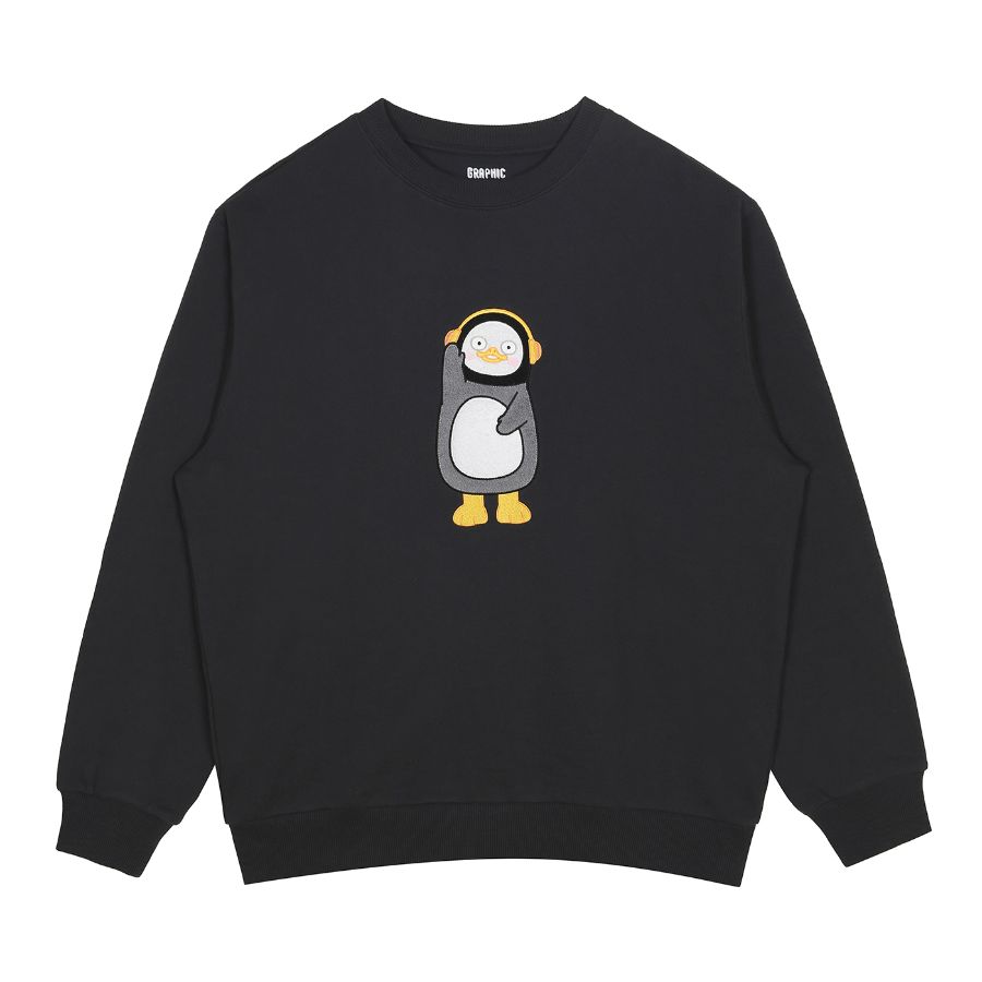SPAO x Pengsoo - Graphic Sweatshirt | Harumio
