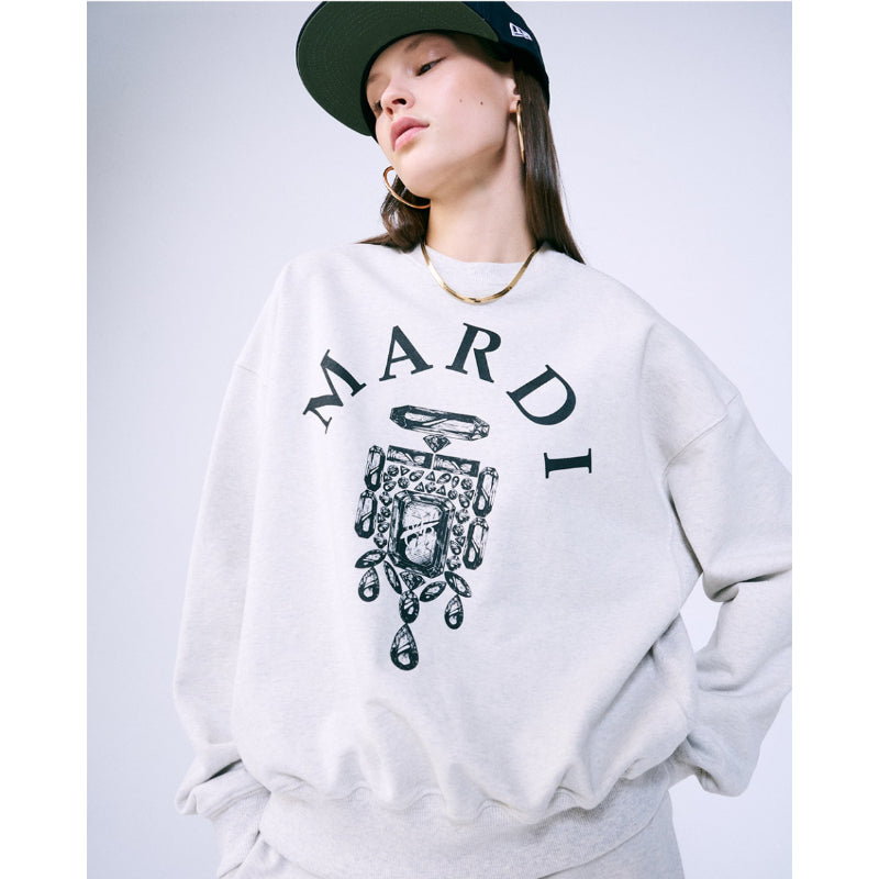 買い値下 Mardi Mercredi スウェット SWEATSHIRT BIJOU - トップス