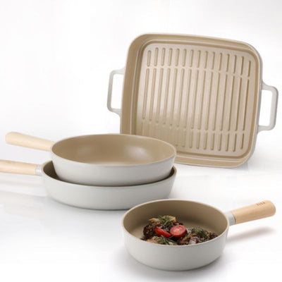 Four Seasons - Olive Green Wood - Frying Pan – Harumio