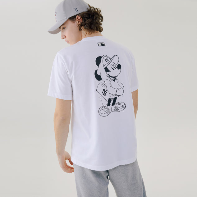 Mlb x Disney Short Sleeve Tshirt Mickey Mouse Mens Fashion Tops  Sets  Tshirts  Polo Shirts on Carousell