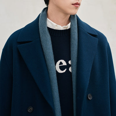 The Knit Company X Lee Soo-hyuk - 20FW Double Handmade Coat