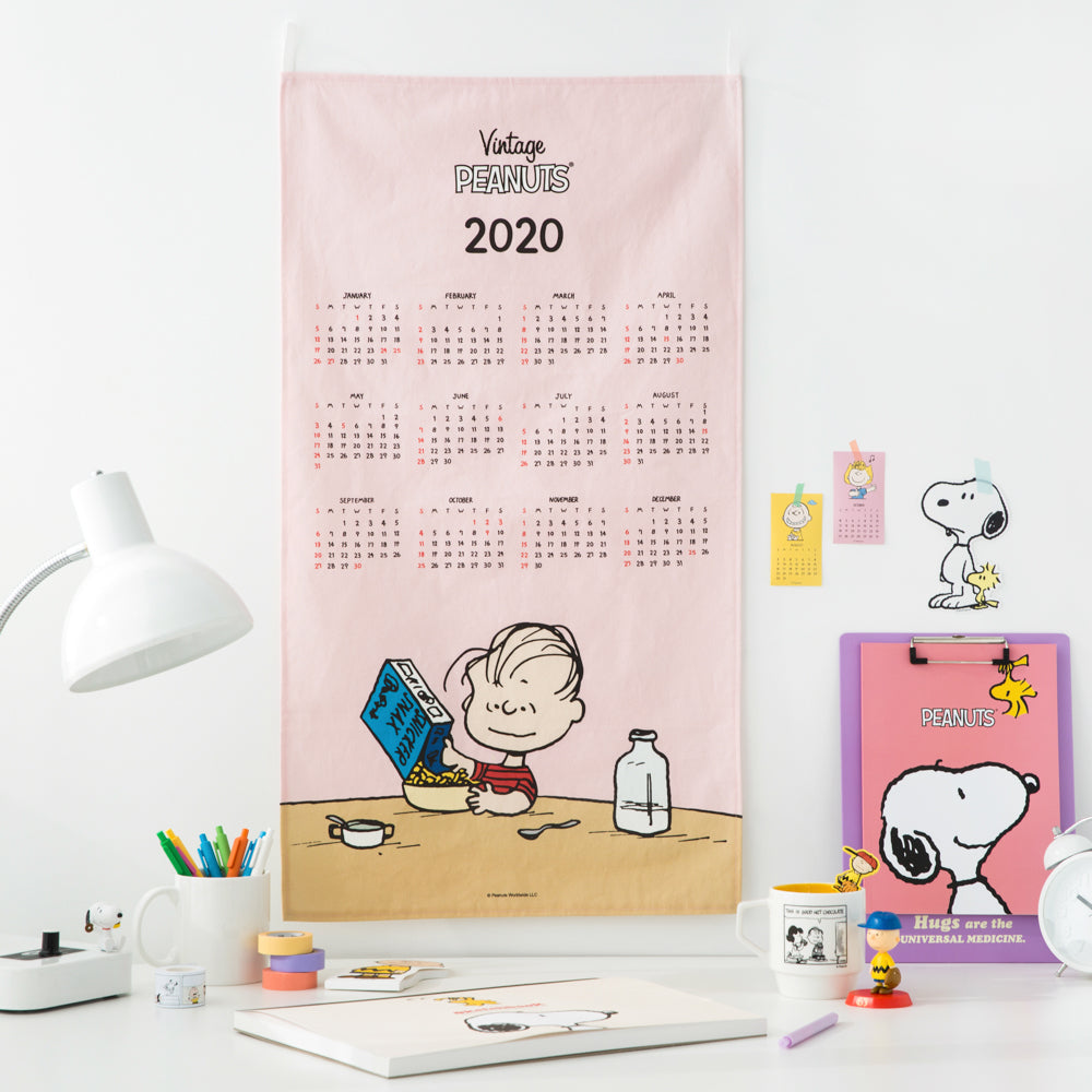 Peanuts 2020 Fabric Calendar Harumio