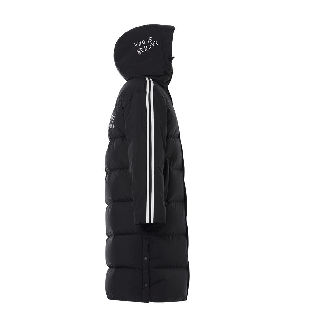 Nerdy - NY Track Long Down Jacket - Black – Harumio