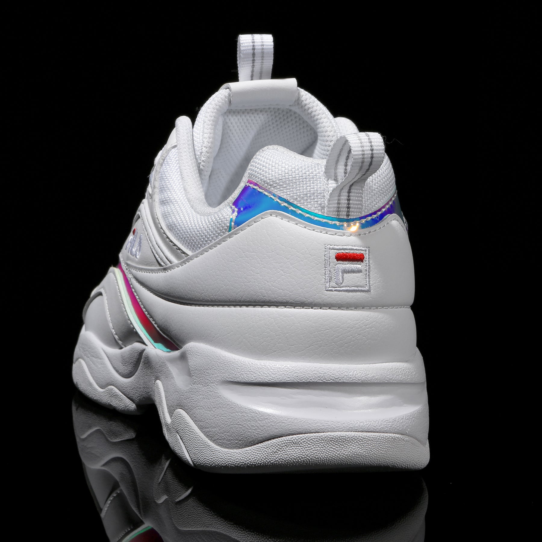 fila ray white metallic