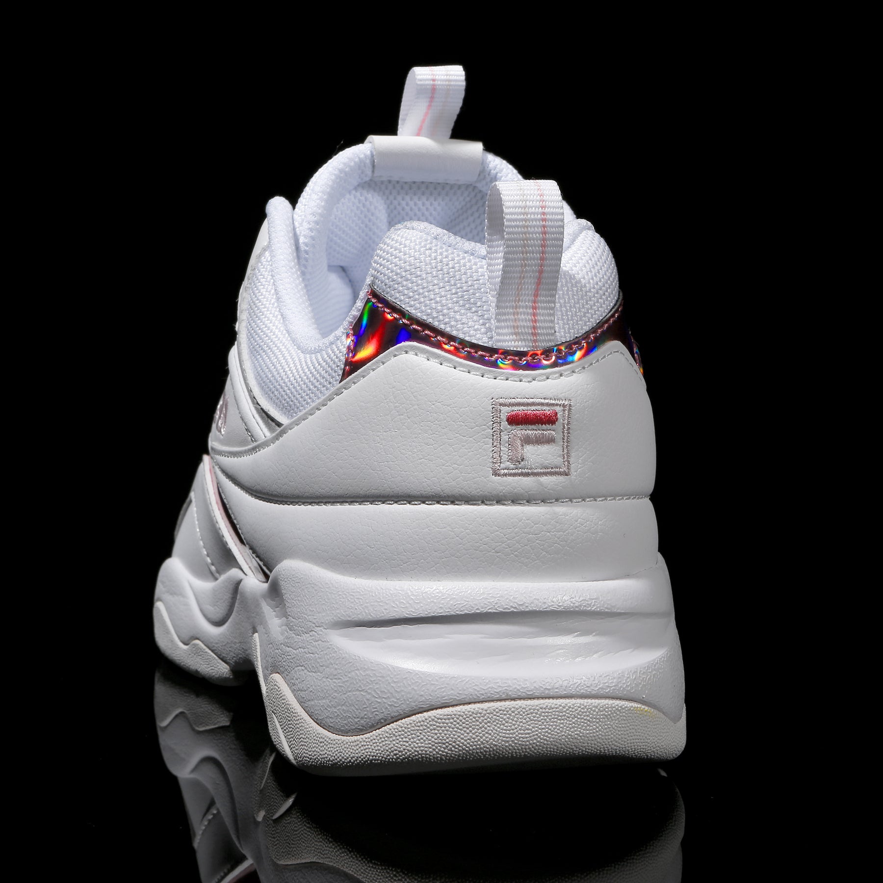 fila ray white pink