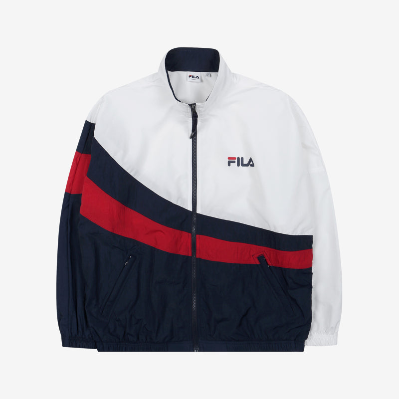 yellow and red fila jacket