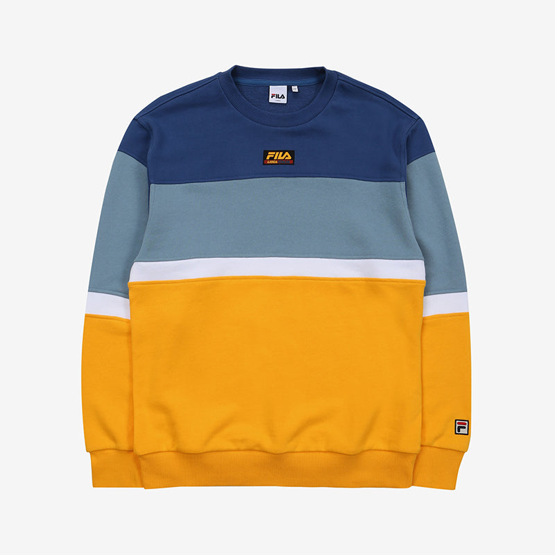 blue fila sweater