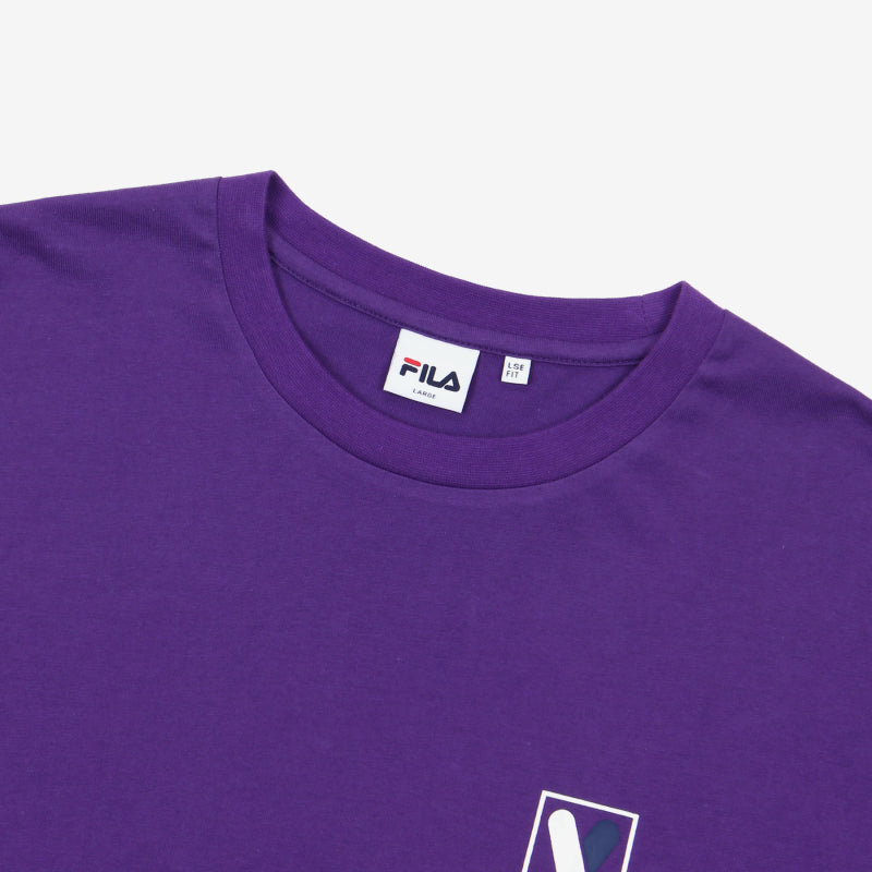 purple fila shirt