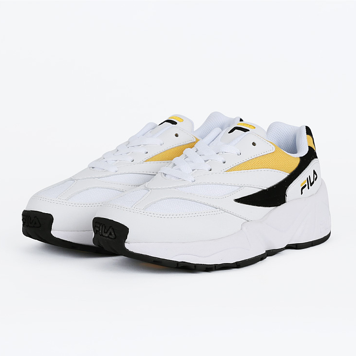 fila shoes yellow and white
