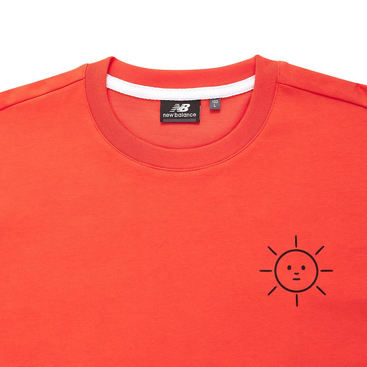 orange new balance t shirt