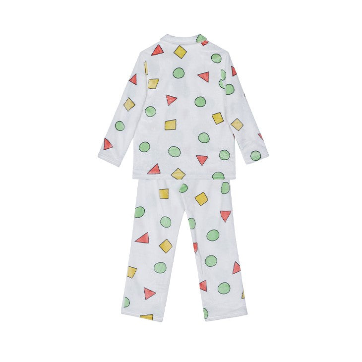 SPAO x CRAYON SHINCHAN Pajamas Set White Harumio