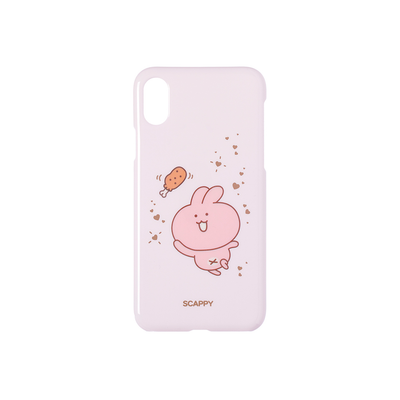 Kakao Friends - Scappy Pink and Red Hard Phone Case